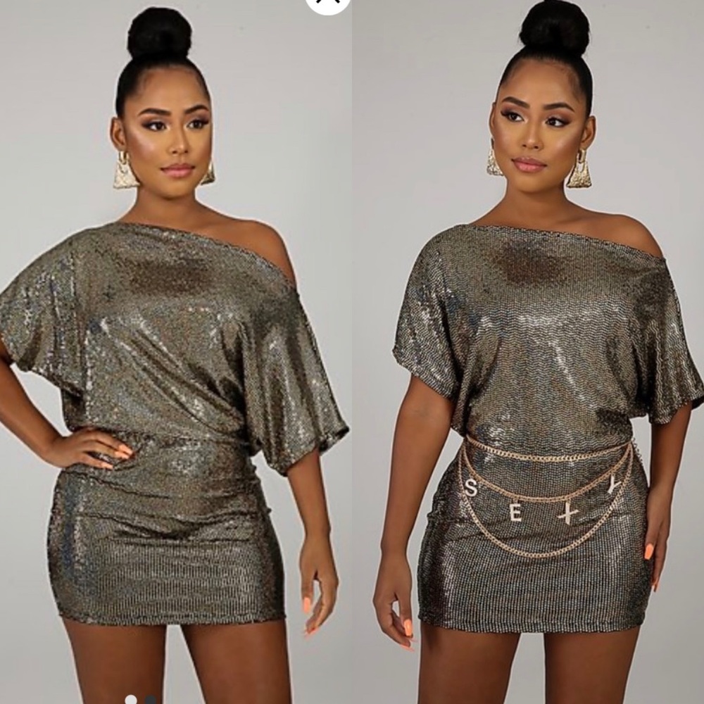 Silver Shiny ROMPER